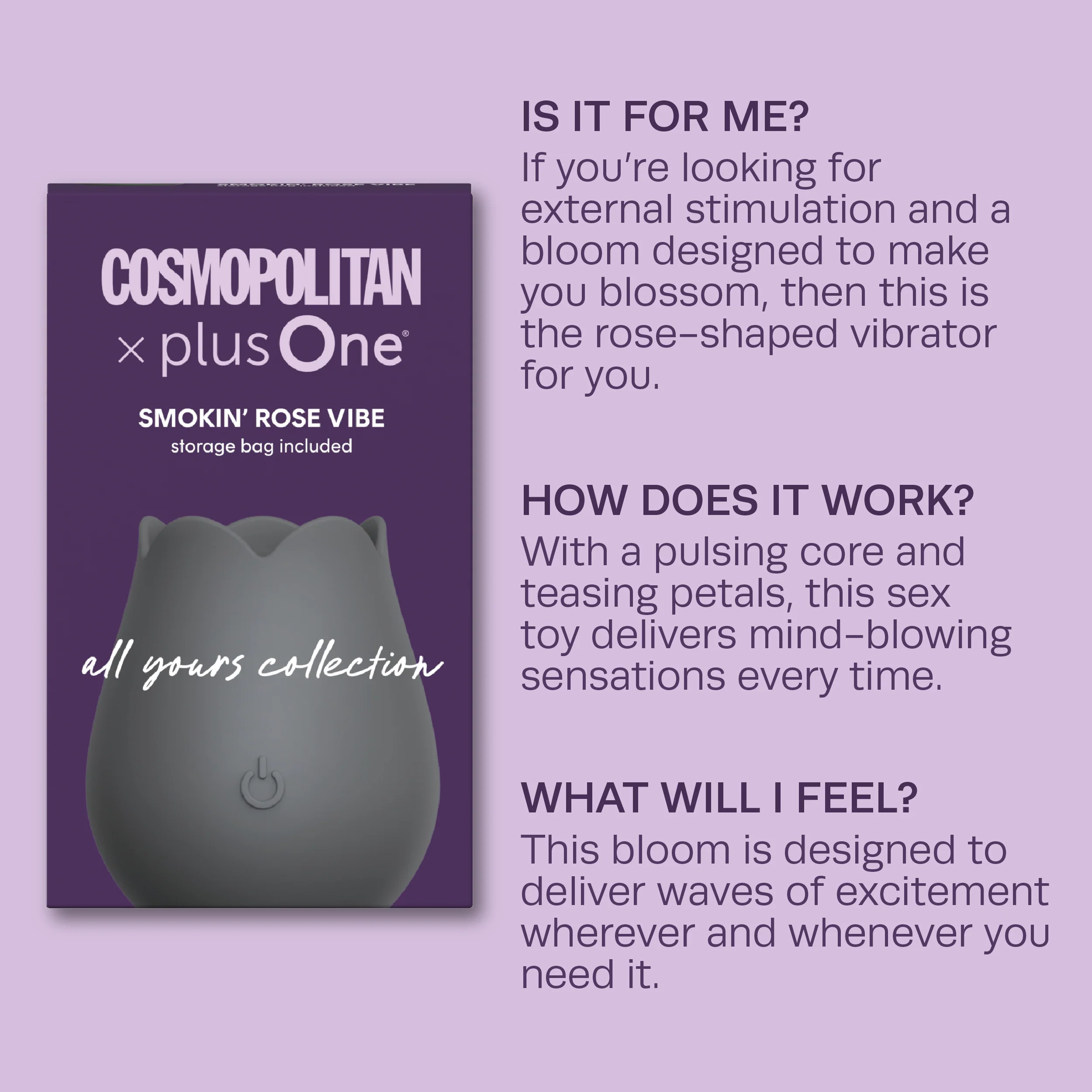 Cosmopolitan X plusOne Smokin' Rose Vibe - Image 6