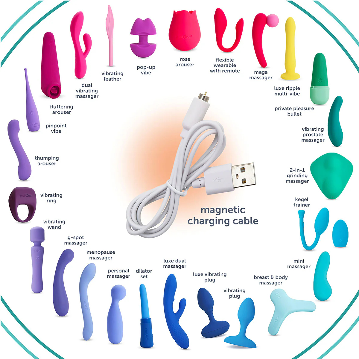 plusOne® magnetic charging cable (2 pack) - Image 3