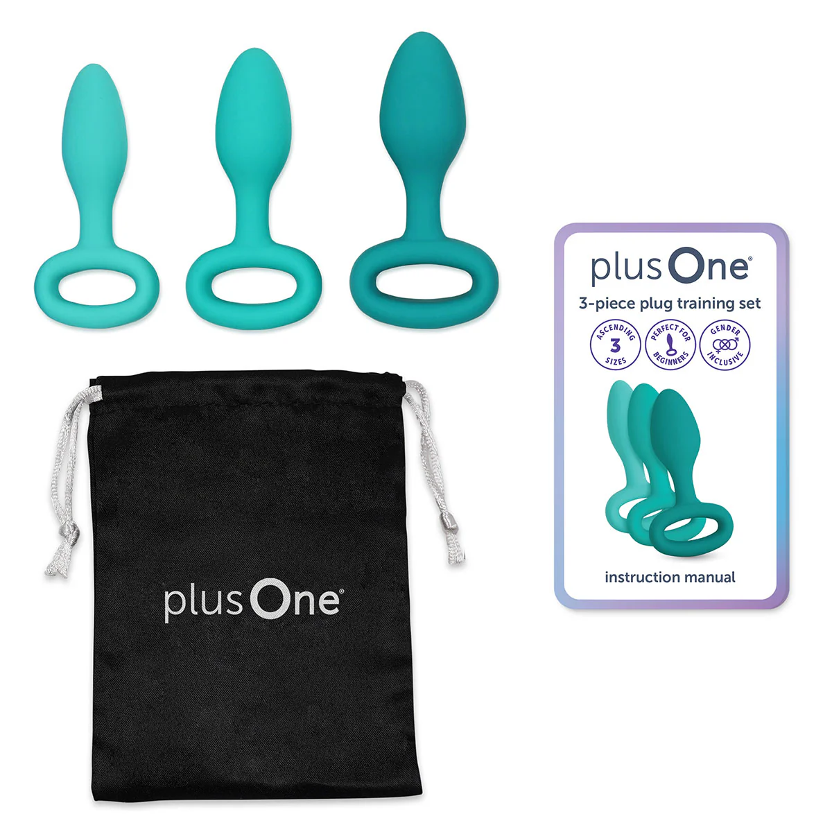 plusOne® 3-piece plug training set - Image 3