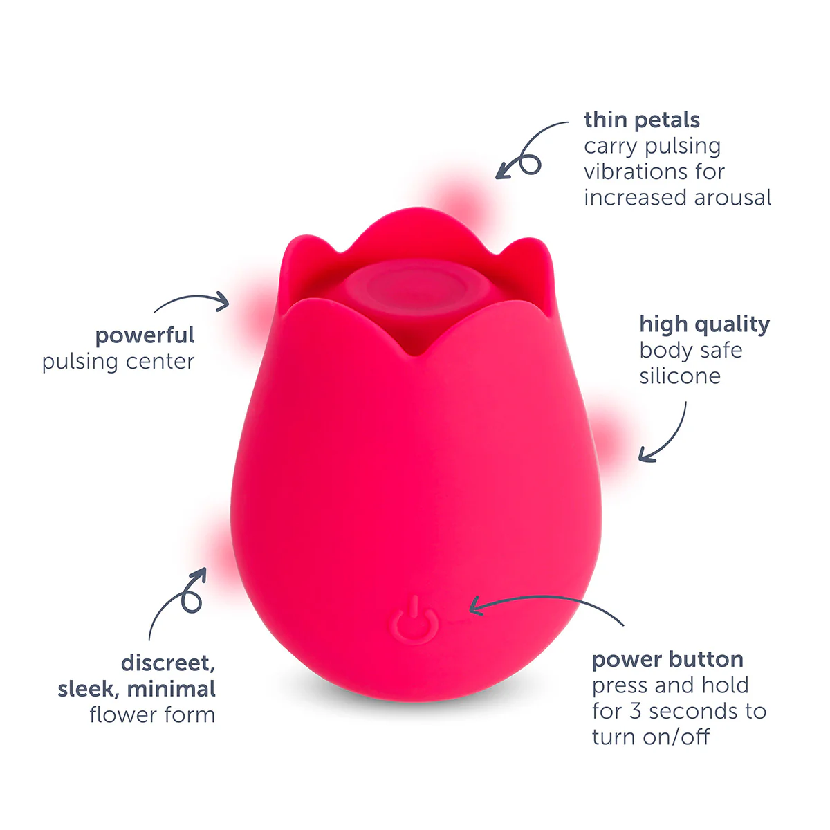 plusOne® Rose Toy Arouser - Image 7